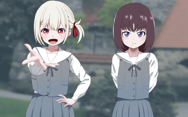 Anime Lycoris Recoil Chisato Nishikigi Takina Inoue HD Wallpaper | Background Image
