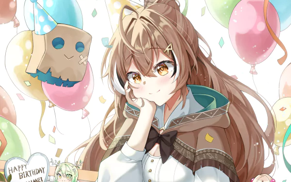 Anime Virtual Youtuber HD Desktop Wallpaper | Background Image