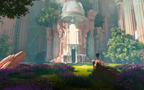 Fantasy Temple HD Wallpaper | Background Image