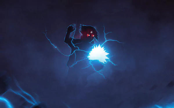 Sasuke Uchiha Chidori (Naruto) Anime Naruto HD Desktop Wallpaper | Background Image