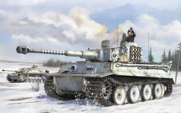 military Tiger I HD Desktop Wallpaper | Background Image