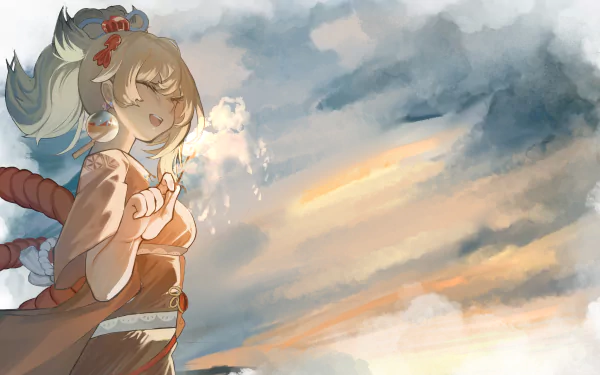 Yoimiya (Genshin Impact) video game Genshin Impact HD Desktop Wallpaper | Background Image