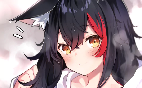 hololive Ookami Mio Anime Virtual Youtuber HD Desktop Wallpaper | Background Image