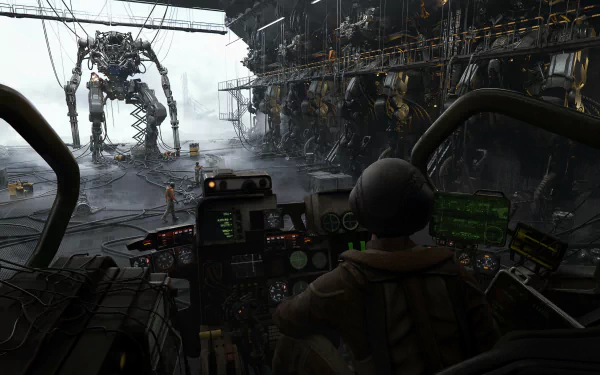 Sci Fi Mech HD Desktop Wallpaper | Background Image