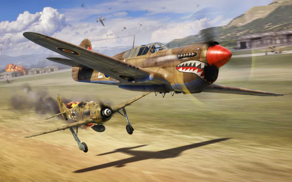 military Curtiss P-40 Warhawk Curtiss P-40 Warhawk HD Desktop Wallpaper | Background Image