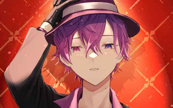 Noctyx Uki Violeta Anime Virtual Youtuber HD Desktop Wallpaper | Background Image