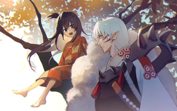 Sesshōmaru (InuYasha) Rin (InuYasha) Anime InuYasha HD Desktop Wallpaper | Background Image