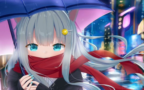 Anime Virtual Youtuber Nachoneko HD Wallpaper | Background Image