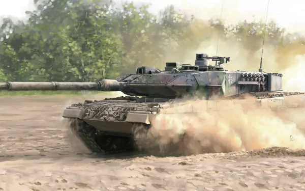 military Leopard 2 HD Desktop Wallpaper | Background Image