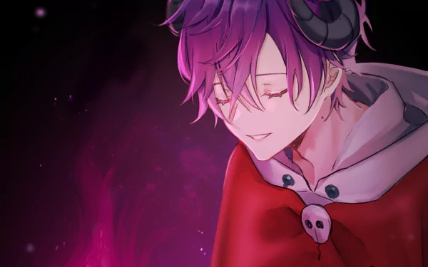 Noctyx Uki Violeta Anime Virtual Youtuber HD Desktop Wallpaper | Background Image