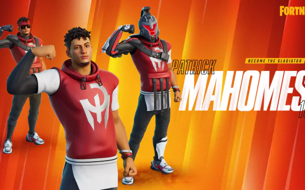 Patrick Mahomes video game Fortnite HD Desktop Wallpaper | Background Image