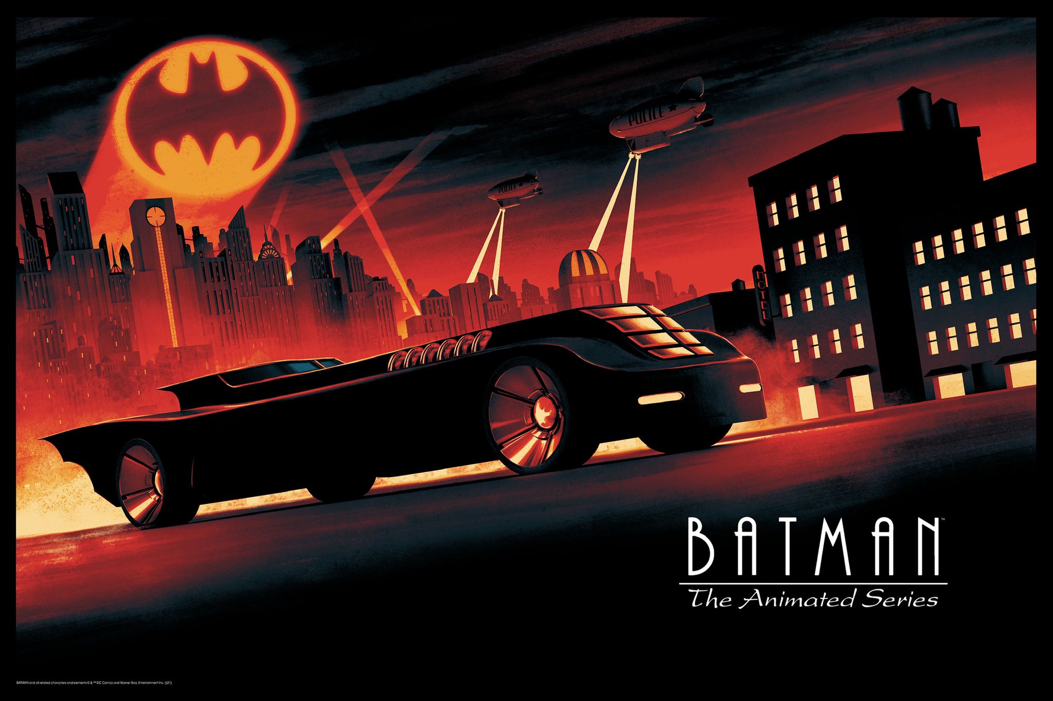 batman animated series wallpaper