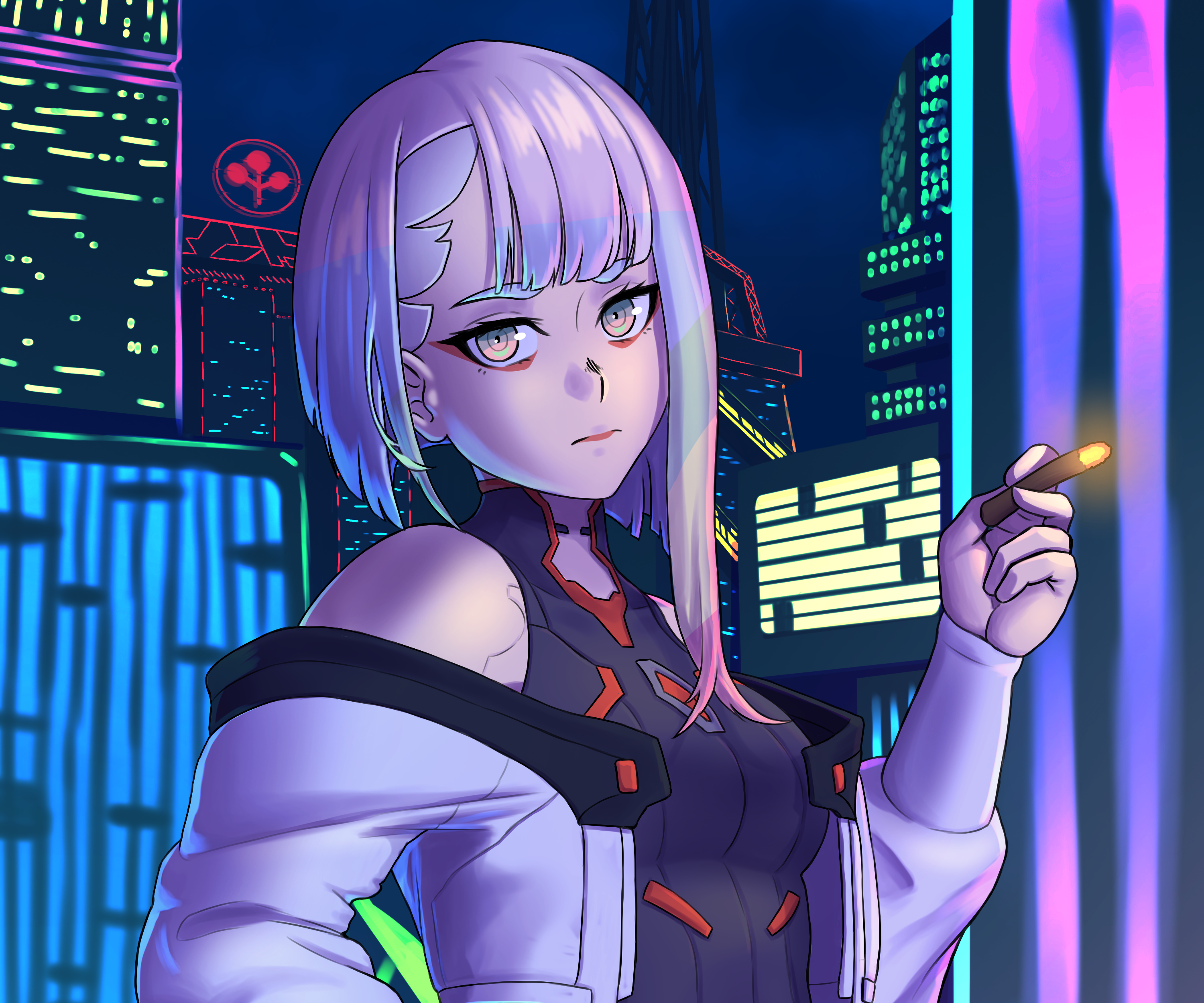 Cyberpunk 2077 Anime [5120x2880]  Cyberpunk anime, Cyberpunk 2077, Anime  wallpaper