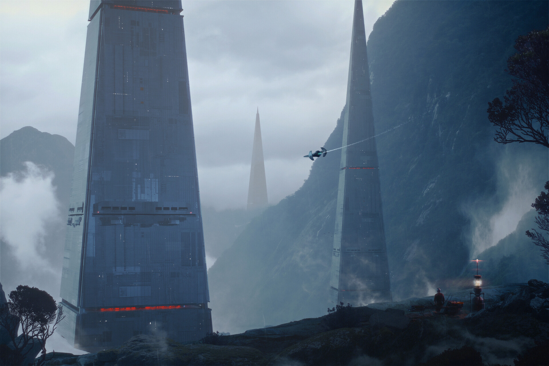 Download Sci Fi Landscape HD Wallpaper by Angelos Karderinis
