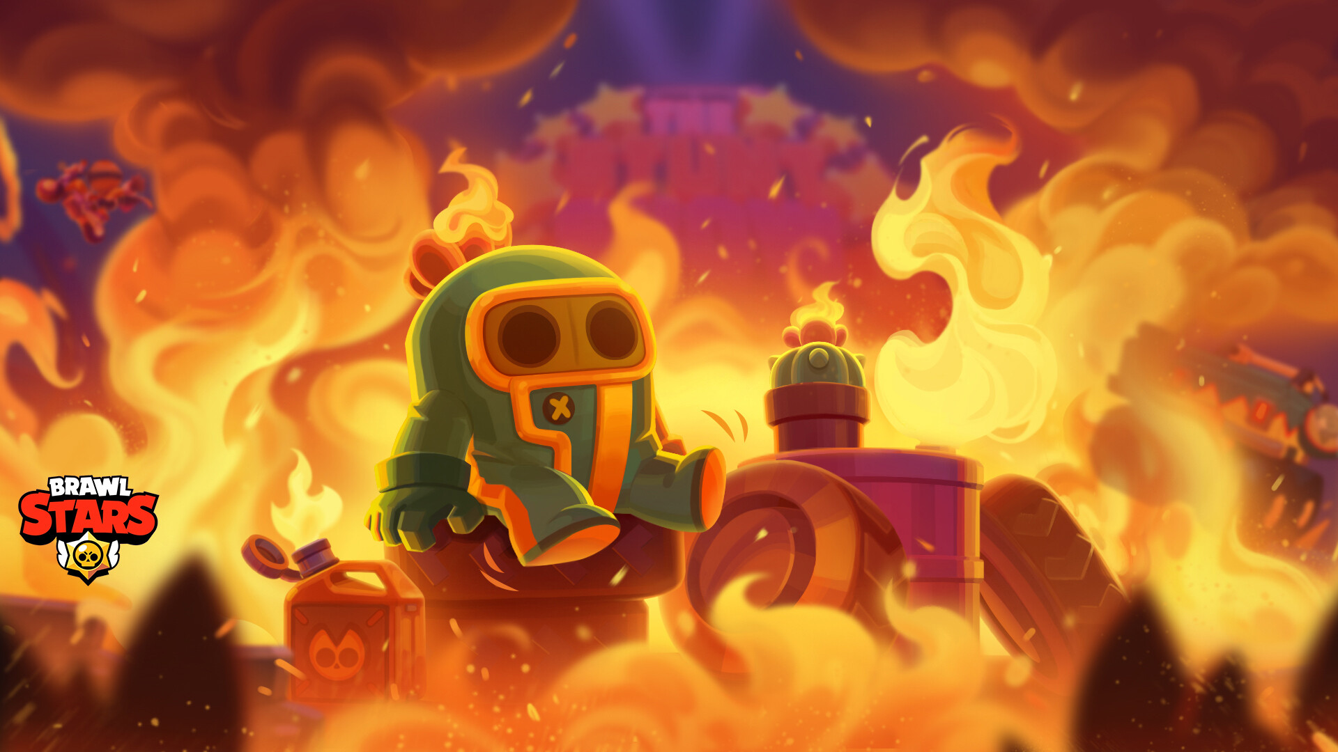 Brawl Stars Inferno HD Wallpaper by ChenChen_Zi