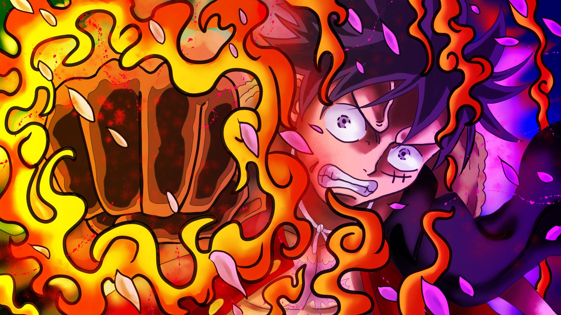 Download Monkey D. Luffy Anime One Piece HD Wallpaper by S