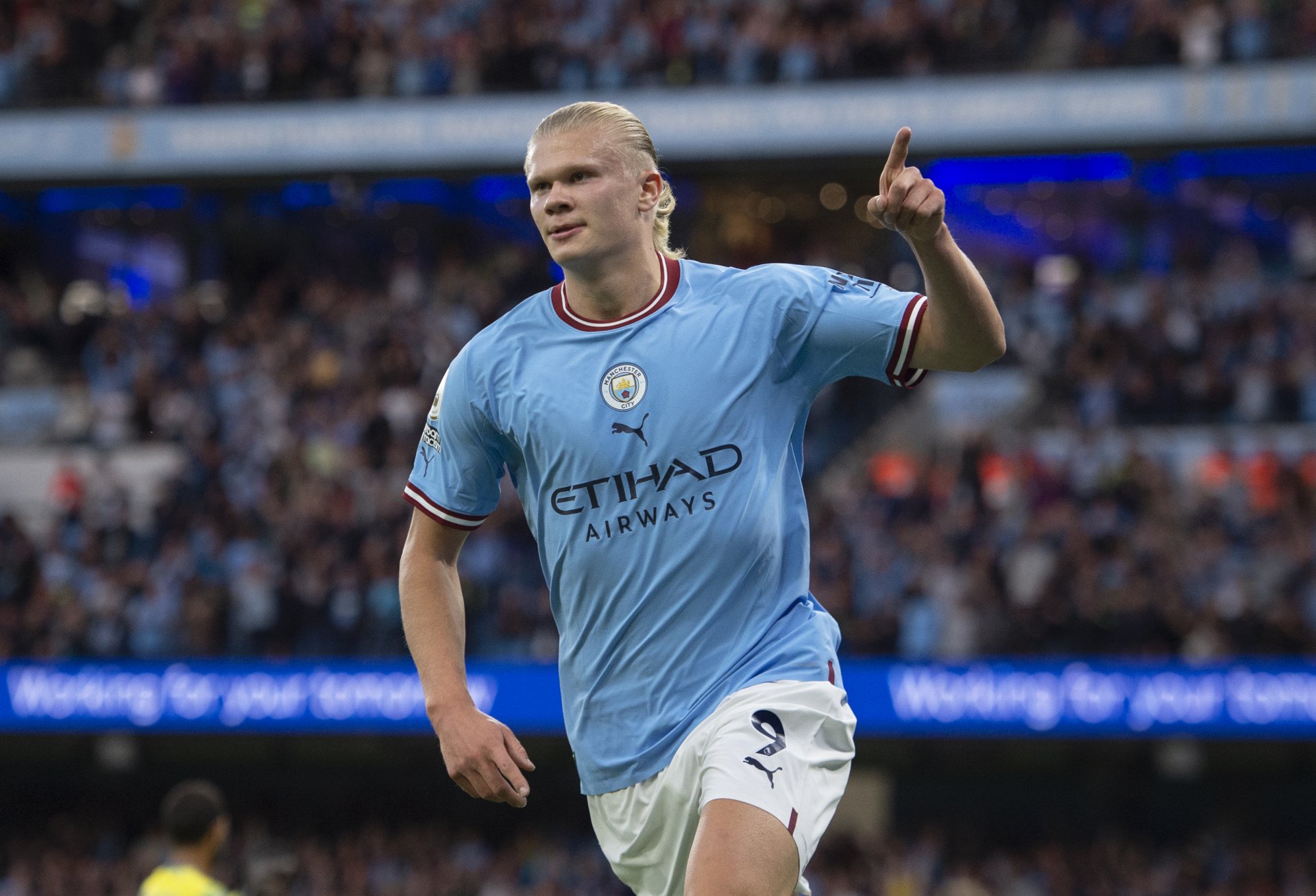 Download Manchester City F.C. Erling Haaland Sports HD Wallpaper