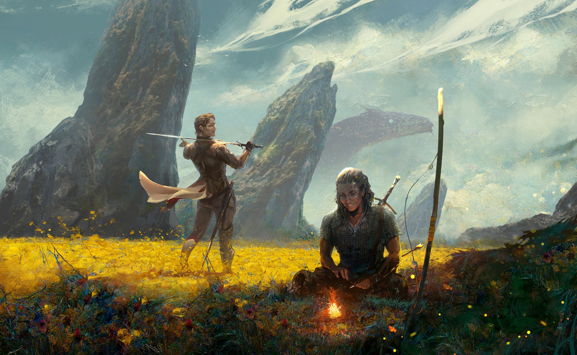 Download Fantasy Warrior Fantasy Warrior HD Wallpaper by Rashed AlAkroka