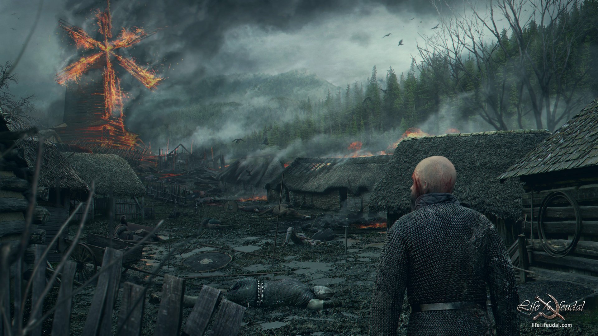 Download Video Game Life Is Feudal HD Wallpaper by Pavel Zayats