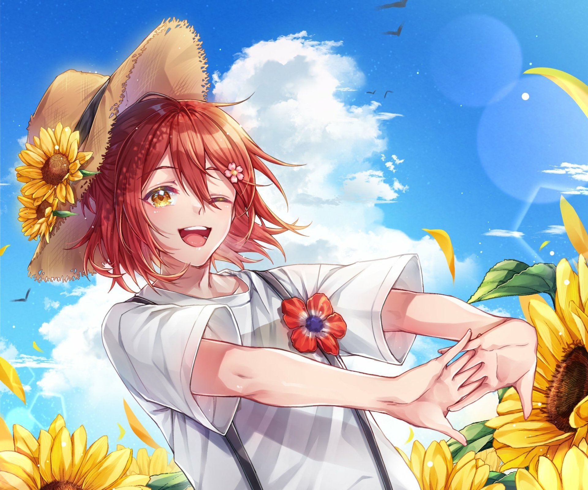 Download Holostars Hanasaki Miyabi Anime Virtual Youtuber HD Wallpaper