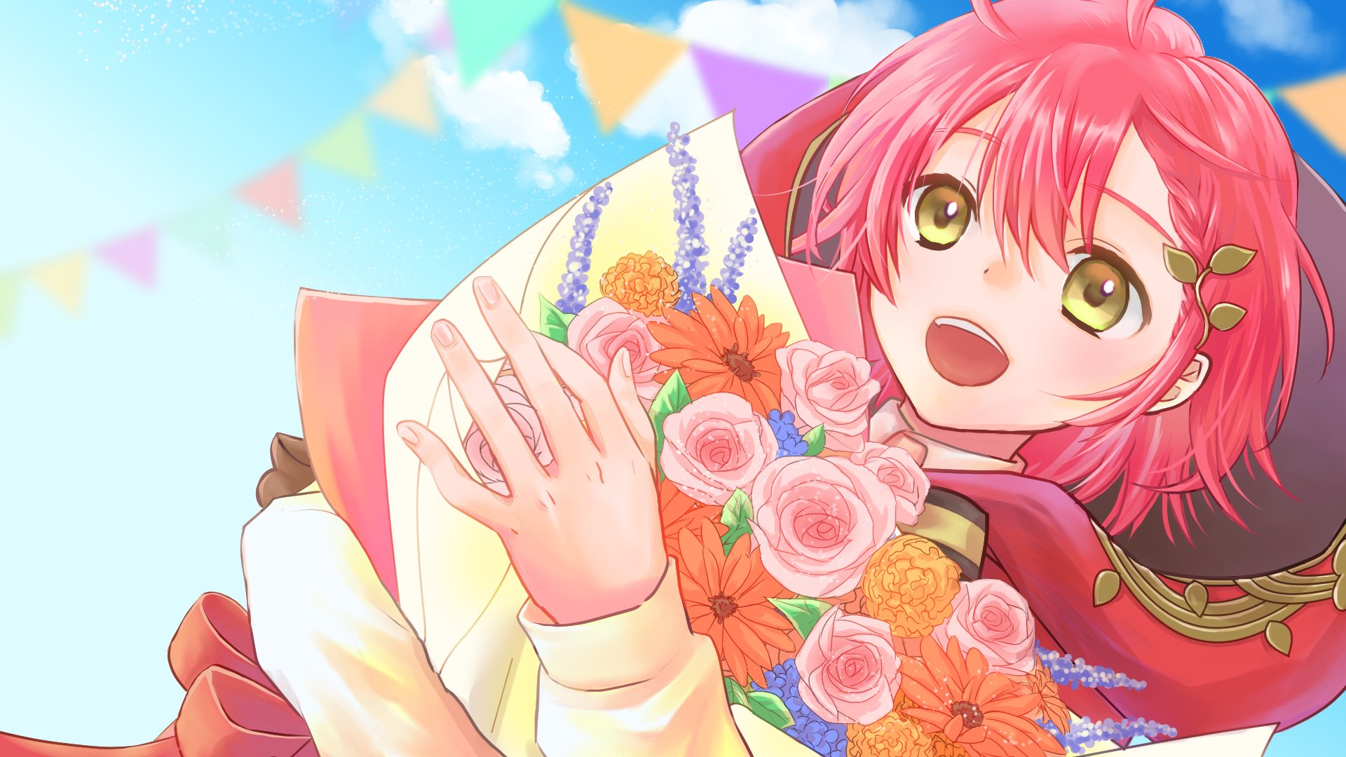 Download Holostars Hanasaki Miyabi Anime Virtual Youtuber HD Wallpaper