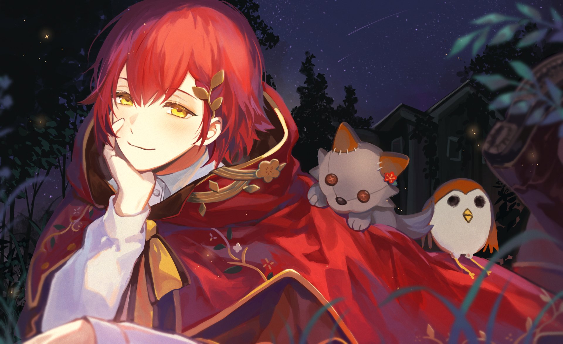 Download Holostars Hanasaki Miyabi Anime Virtual Youtuber HD Wallpaper