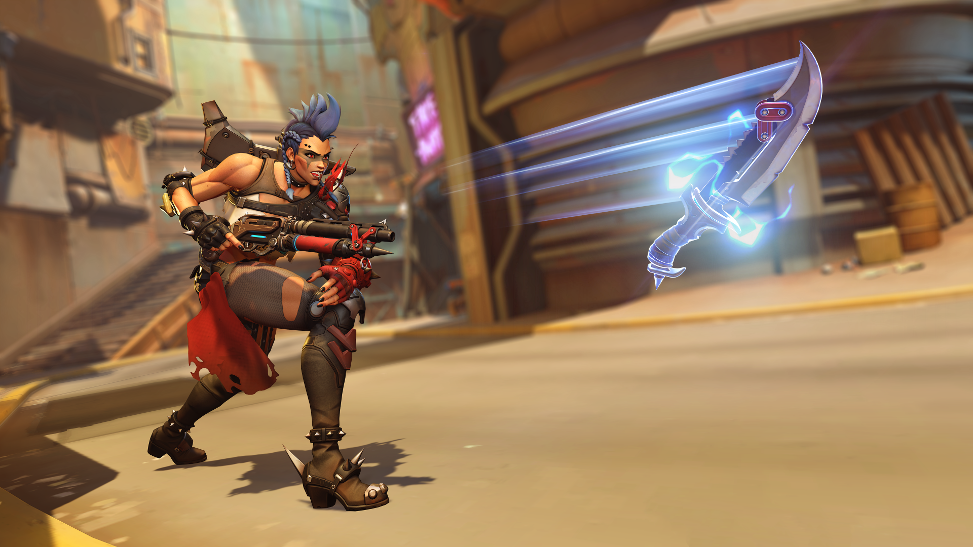 Download Junker Queen Video Game Overwatch 2 4k Ultra HD Wallpaper