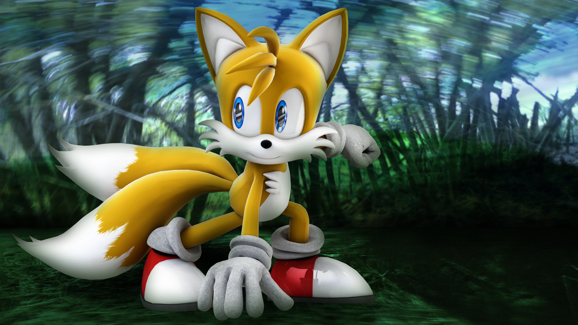 Download Furry (anthropomorphic) Forest Sega Video Game Sonic The Hedgehog (2006) HD Wallpaper by Light-Rock