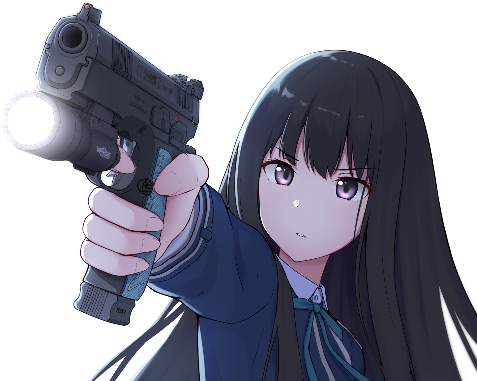 Download Takina Inoue Anime Lycoris Recoil HD Wallpaper by とっぽぎ