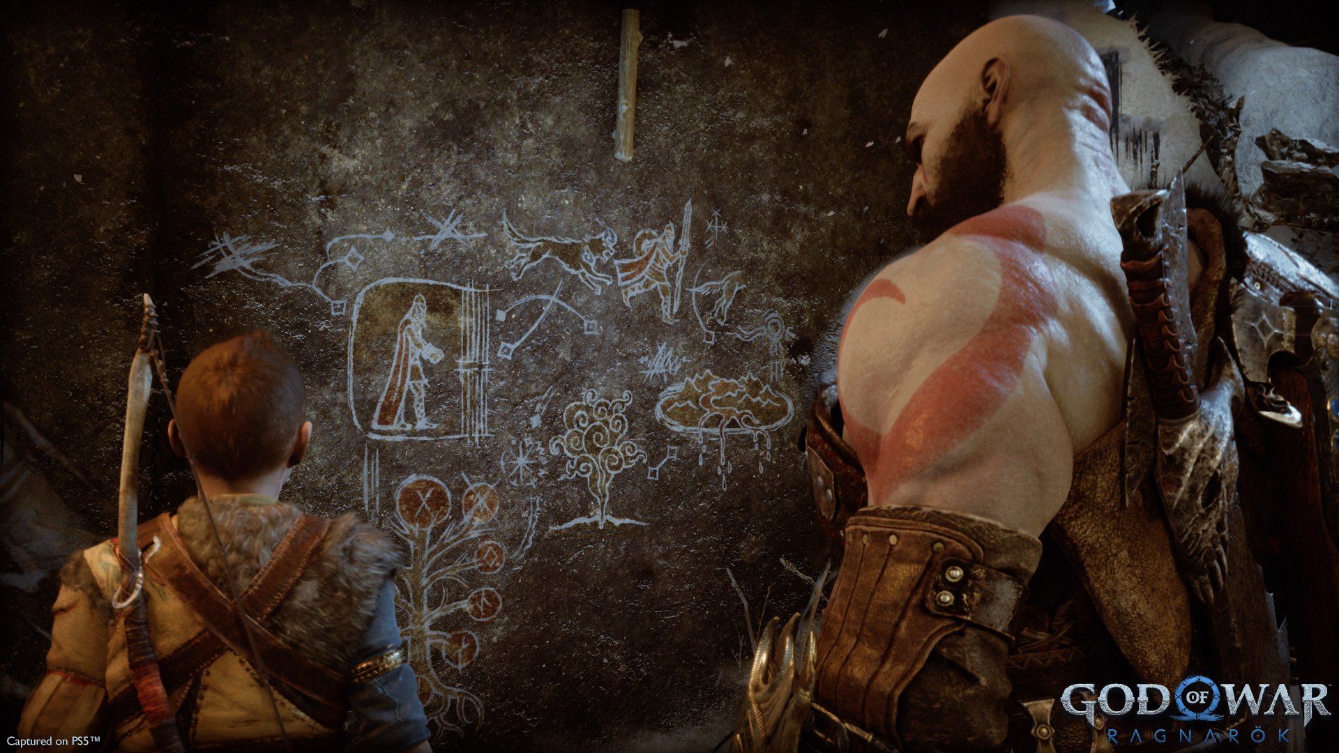 Download Atreus (God Of War) Kratos (God Of War) Video Game God Of War: Ragnarök 4k Ultra HD Wallpaper