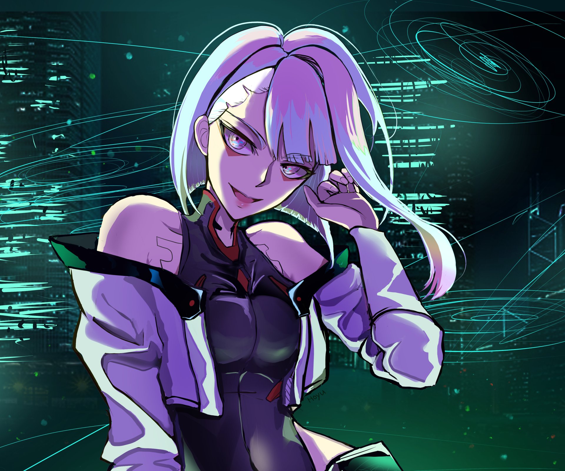 Anime Cyberpunk: Edgerunners HD Wallpaper by Hoyu
