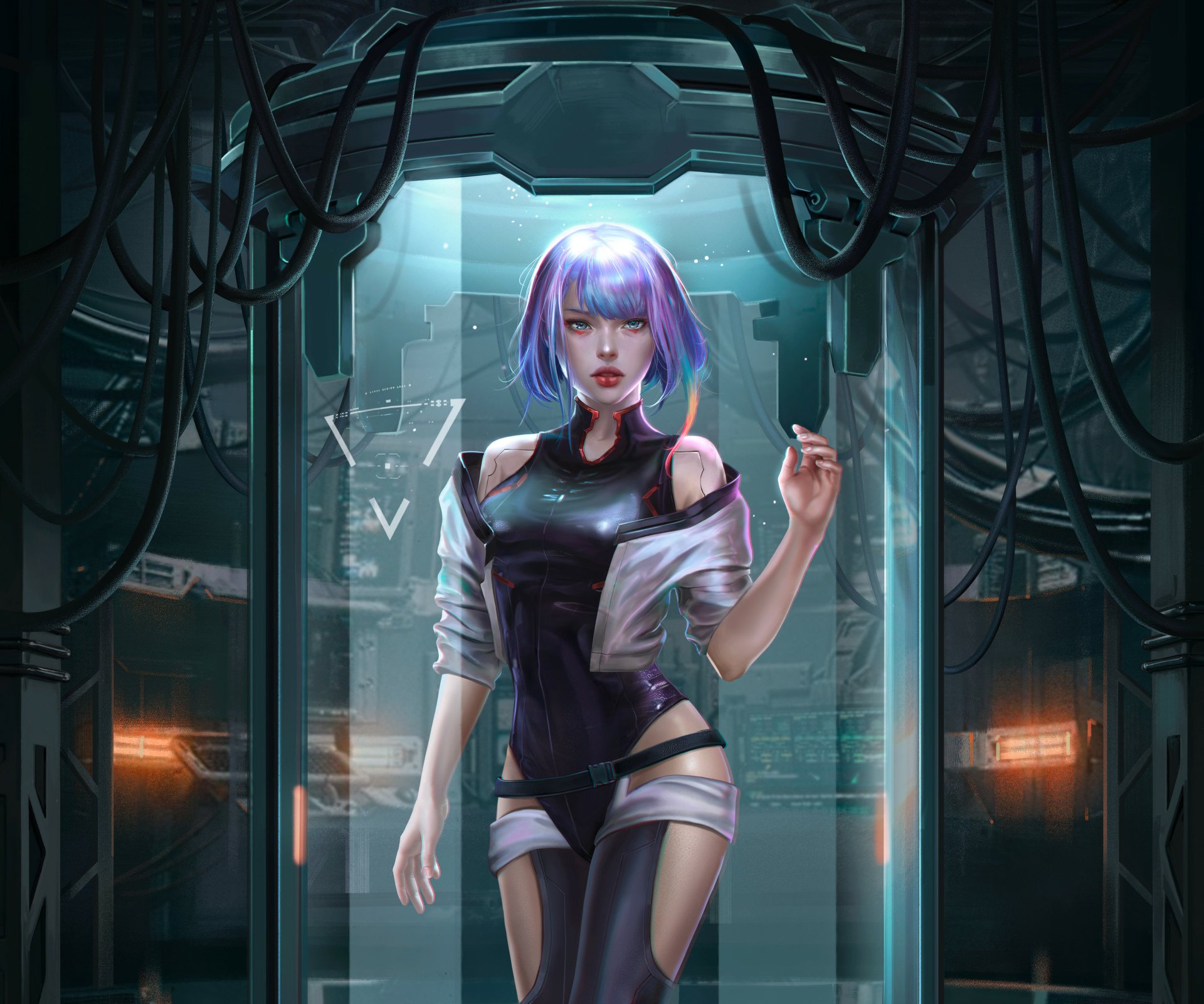 Lucy Cyberpunk Hd Wallpaper By Sh Mt