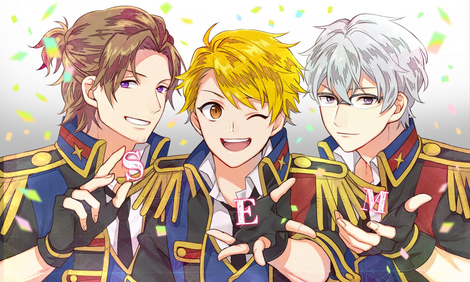 Download Michio Hazama Rui Maita Jiro Yamashita Anime THE IDOLM@STER: SideM HD Wallpaper by スガハル