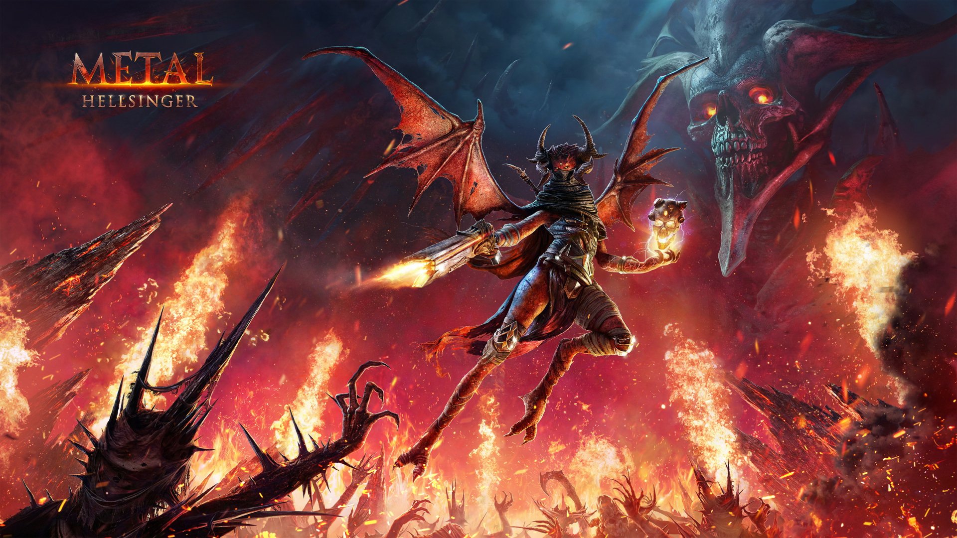 Download Video Game Metal: Hellsinger HD Wallpaper by Saby Menyhei