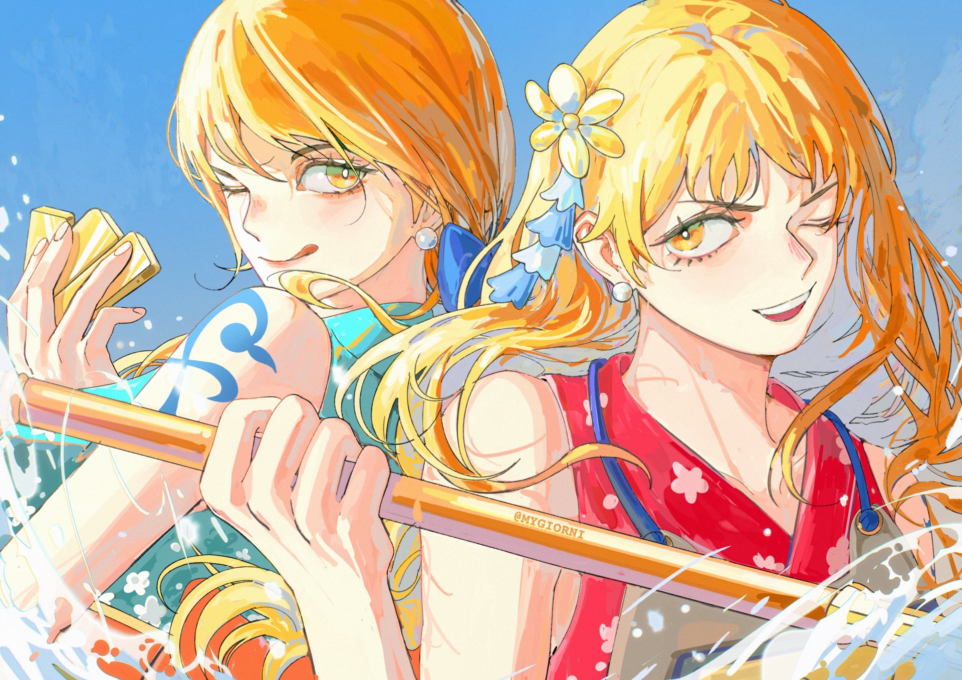 Download Nami (One Piece) Anime One Piece HD Wallpaper by mygiorni