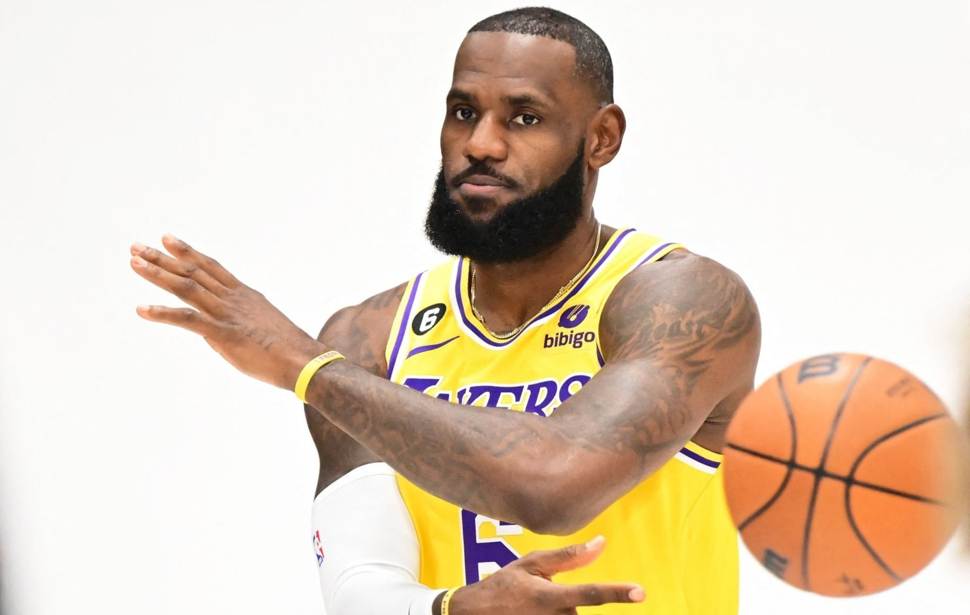 Download Los Angeles Lakers LeBron James Sports HD Wallpaper