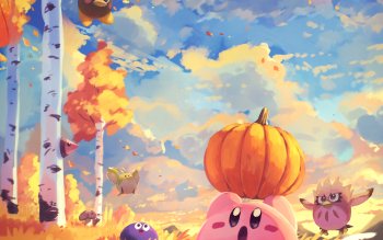 Video Game Kirby HD Wallpaper by すびかか