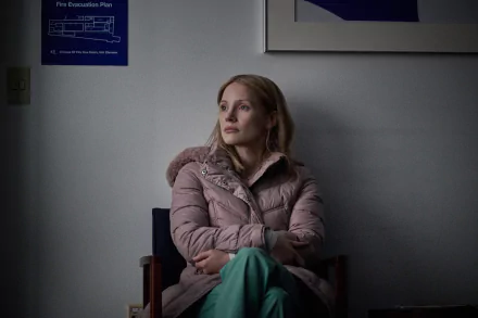 Jessica Chastain movie The Good Nurse HD Desktop Wallpaper | Background Image