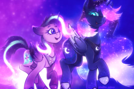 Starlight Glimmer Princess Luna TV Show My Little Pony HD Desktop Wallpaper | Background Image