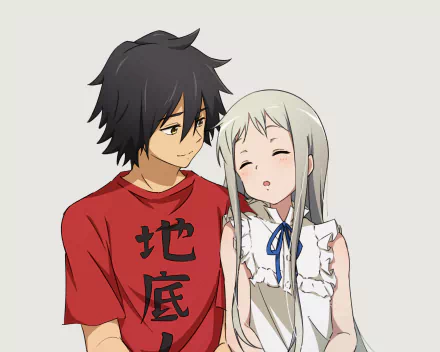 Meiko Honma Jinta Yadomi Anime Anohana HD Desktop Wallpaper | Background Image