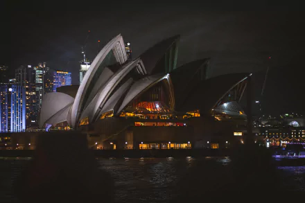 Australia man made Sydney Opera House HD Desktop Wallpaper | Background Image