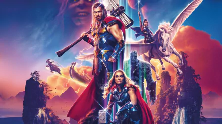 movie Thor: Love and Thunder HD Desktop Wallpaper | Background Image
