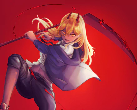 Power (Chainsaw Man) Anime Chainsaw Man HD Desktop Wallpaper | Background Image