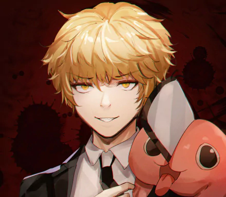 Pochita (Chainsaw Man) Denji (Chainsaw Man) Anime Chainsaw Man HD Desktop Wallpaper | Background Image