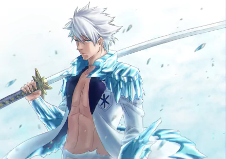Tōshirō Hitsugaya Anime Bleach: Thousand-Year Blood War HD Desktop Wallpaper | Background Image