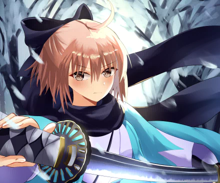Sakura Saber Anime Fate/Grand Order HD Desktop Wallpaper | Background Image
