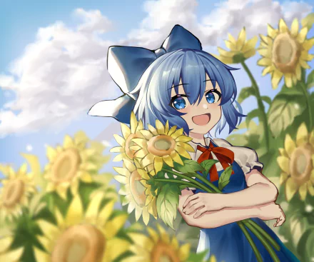 Cirno (Touhou) Anime Touhou HD Desktop Wallpaper | Background Image