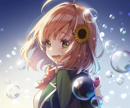 Nijisanji Honma Himawari Anime Virtual Youtuber HD Desktop Wallpaper | Background Image