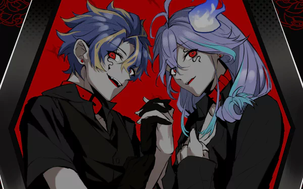 Holostars Minase Rio Astel Leda Anime Virtual Youtuber HD Desktop Wallpaper | Background Image