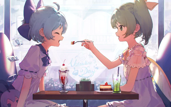 Daiyousei (Touhou) Cirno (Touhou) Anime Touhou HD Desktop Wallpaper | Background Image